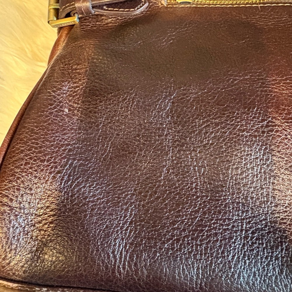 Mulberry Brown and Gold Leather Alexa Purse - Picture 8 of 15